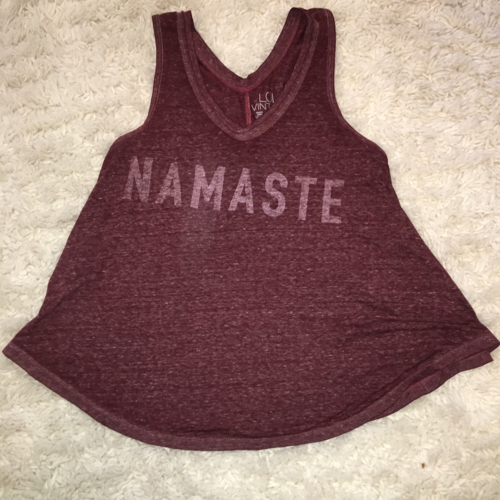 namaste sheer tank